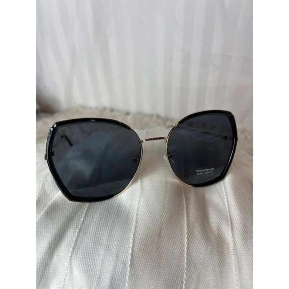 Sensitive Contemplation Cat‎ Eye Frame Sunglasses Black